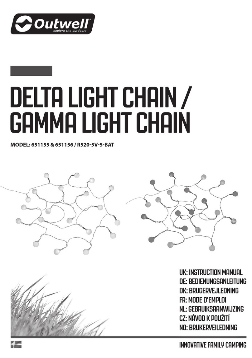 Outwell Delta 651155 instruction manual