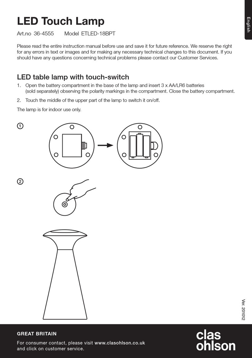 Clas Ohlson ETLED-18BPT instructions