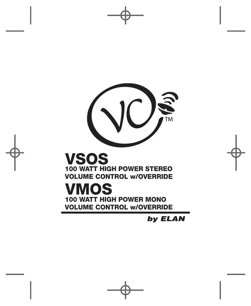 Elan VSOS User manual
