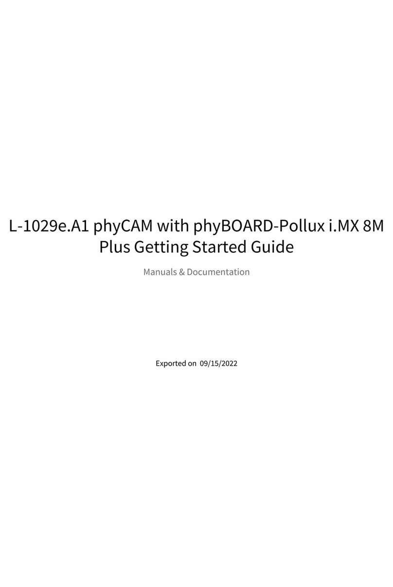 Phytec L-1029e.A1 User manual