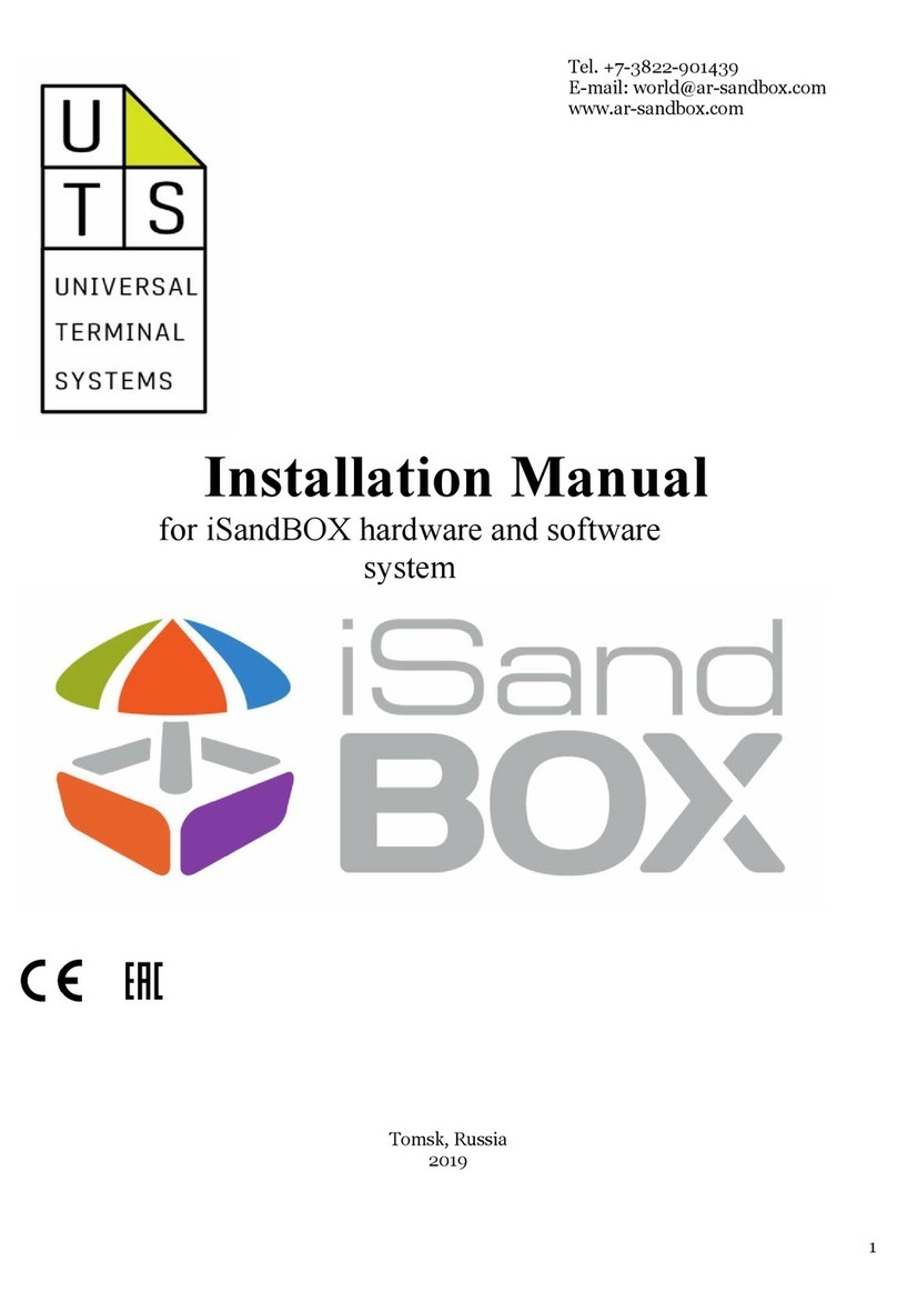 UTS iSandBOX Standard installation manual