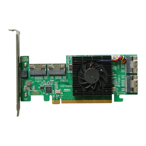 HighPoint SSD7580B User manual HighPoint SSD7580B User manual