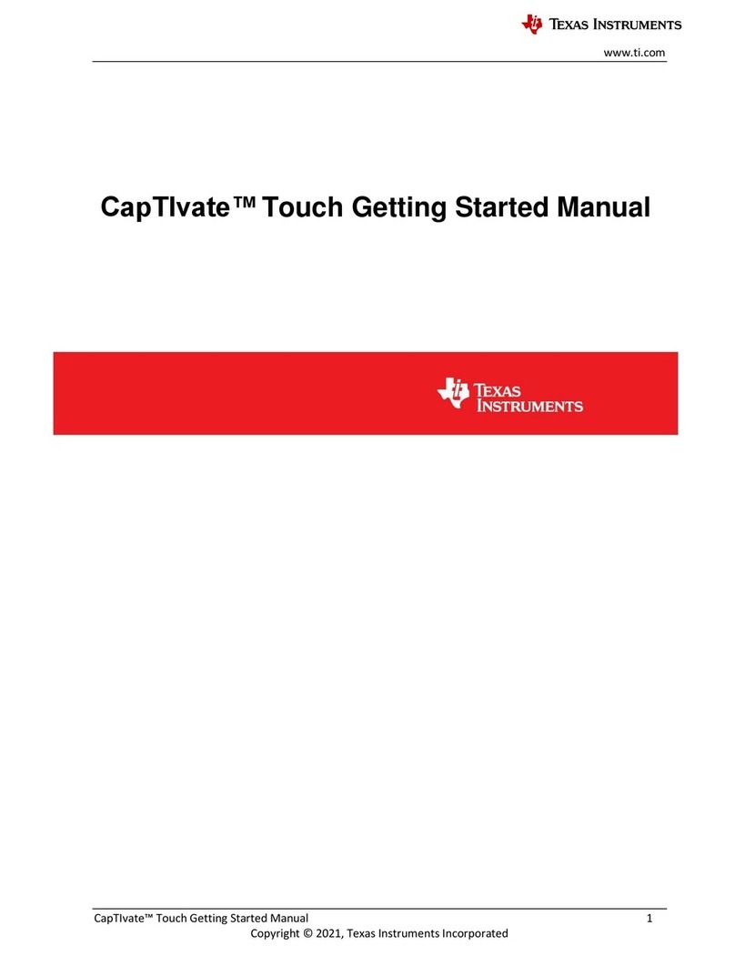 Texas Instruments CapTIvate Touch Getting started manual