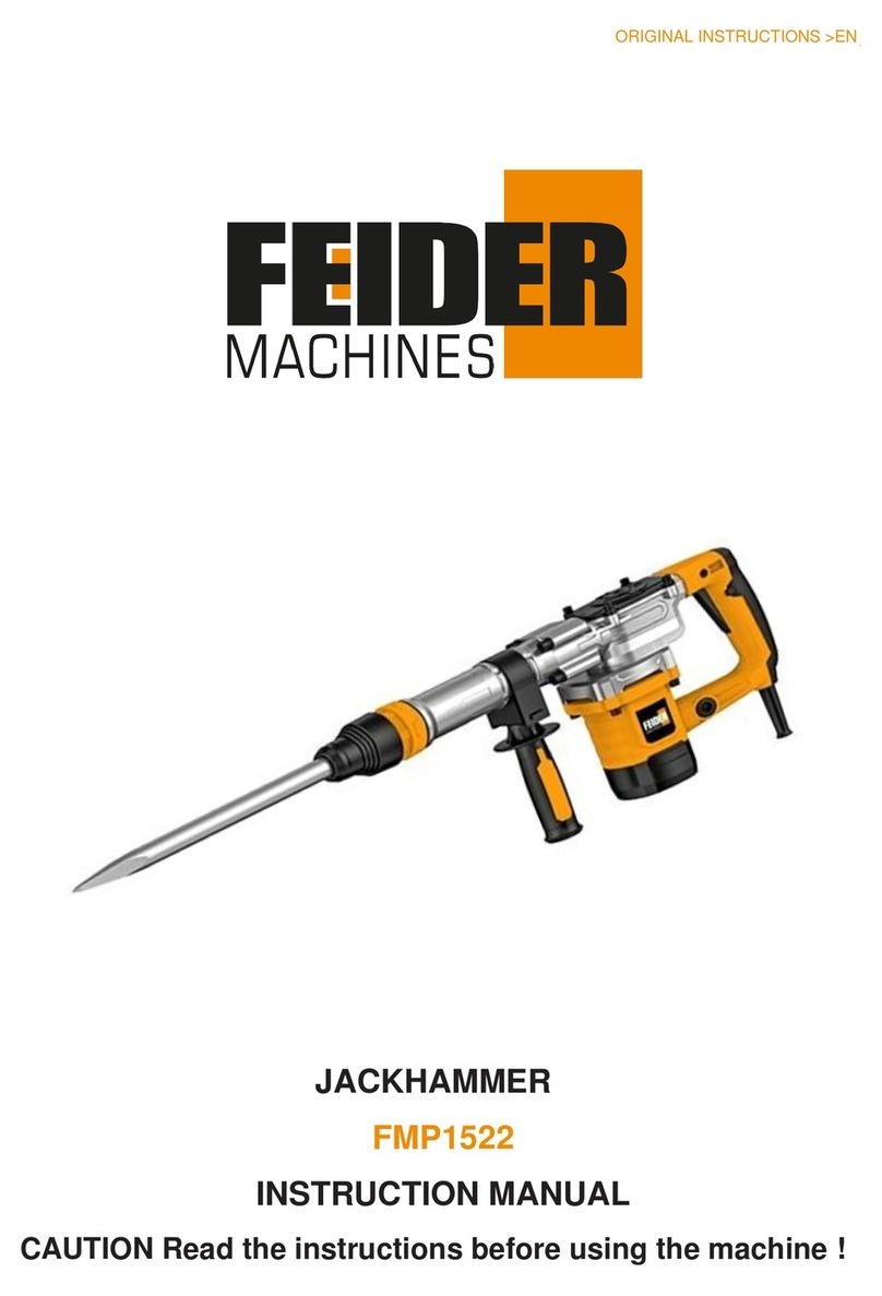 Feider Machines FMP1522 instruction manual Feider Machines FMP1522 instruction manual