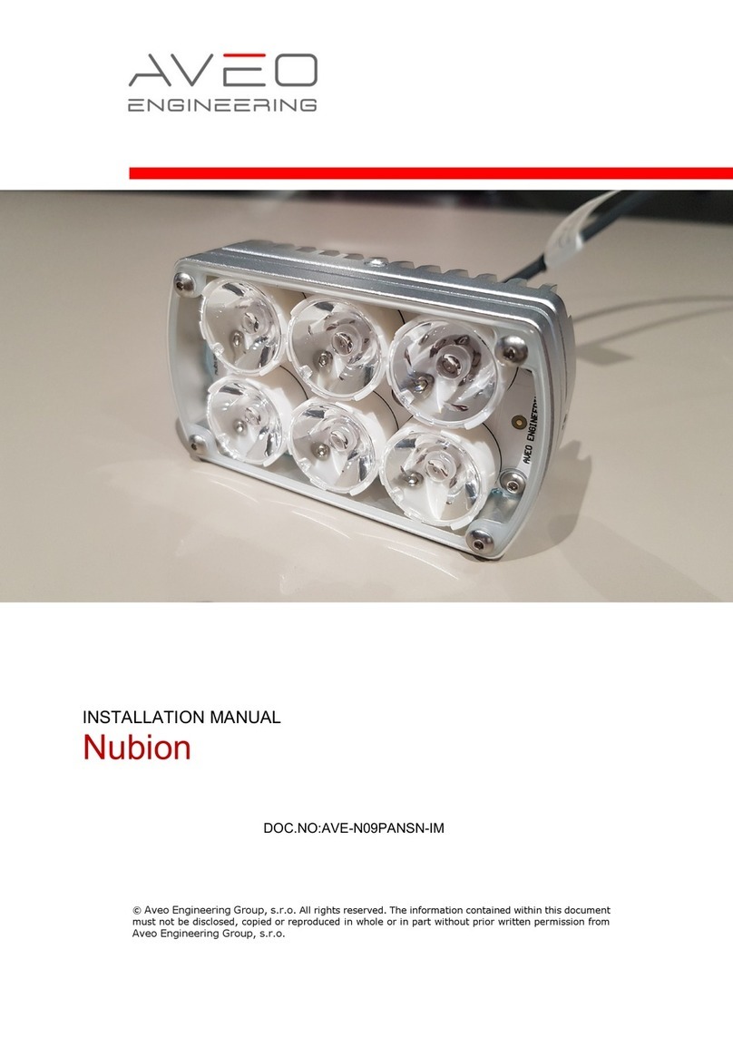 Aveo Engineering Nubion AVE-N09PANSNL-1WA Mod(2) installation manual Aveo Engineering Nubion AVE-N09PANSNL-1WA Mod(2) installation manual