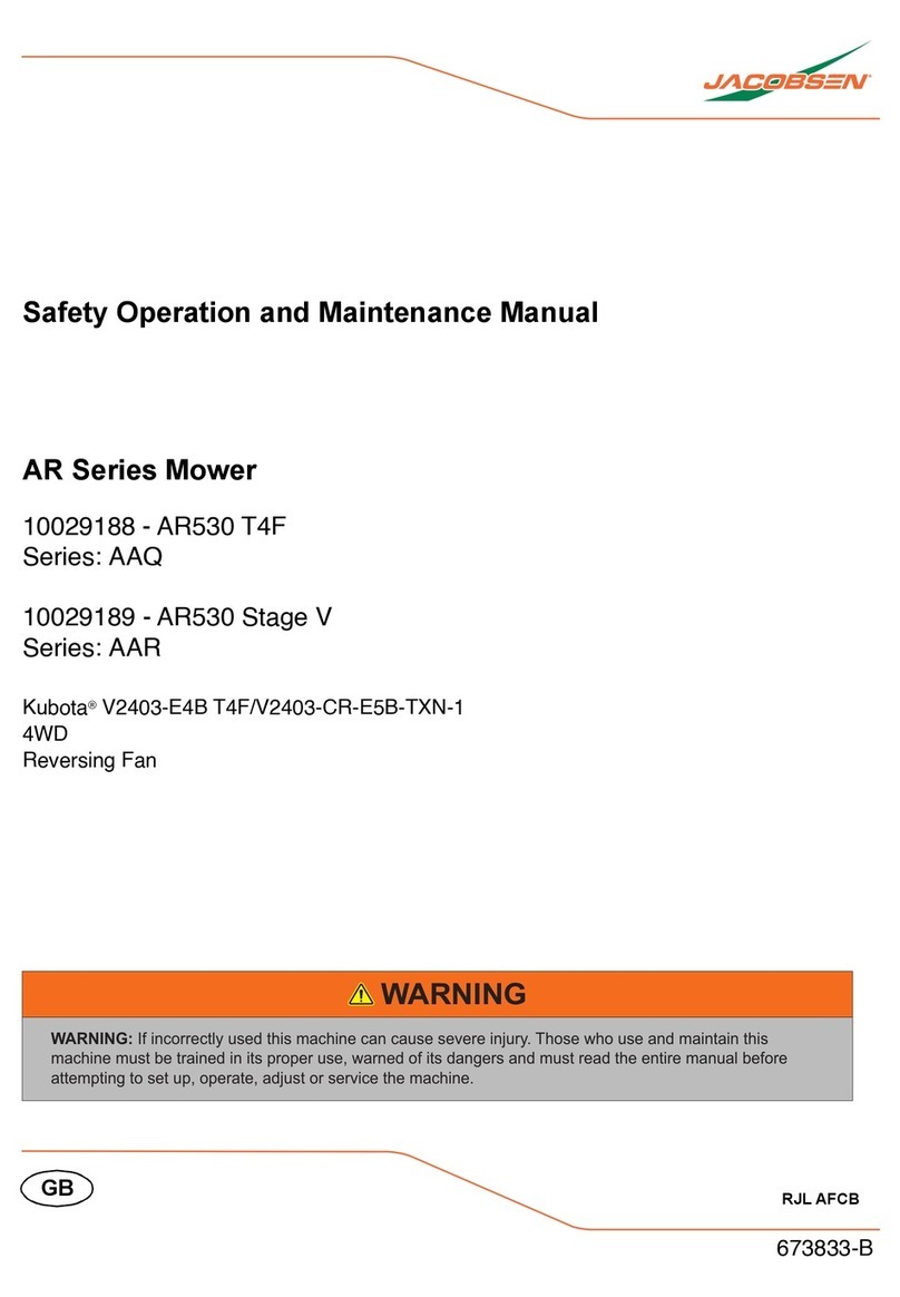 Jacobsen AR Series User manual