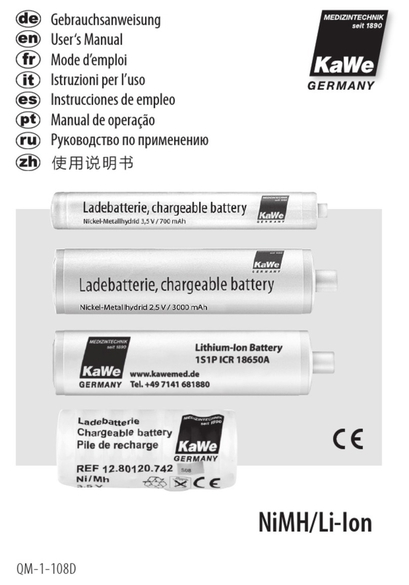 KaWe NiMH/Li-Ion user manual
