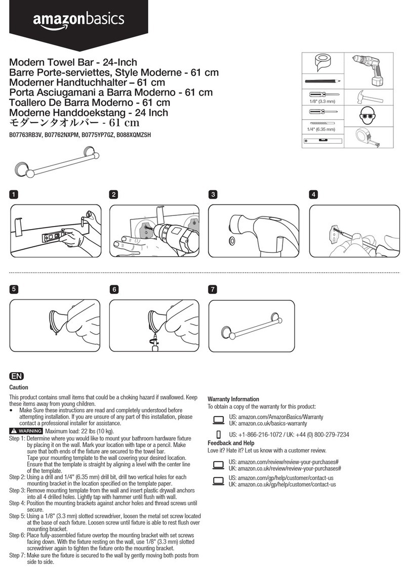 AmazonBasics B07763RB3V quick start guide