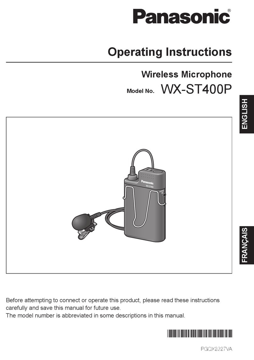 Panasonic WX-ST400 User manual Panasonic WX-ST400 User manual
