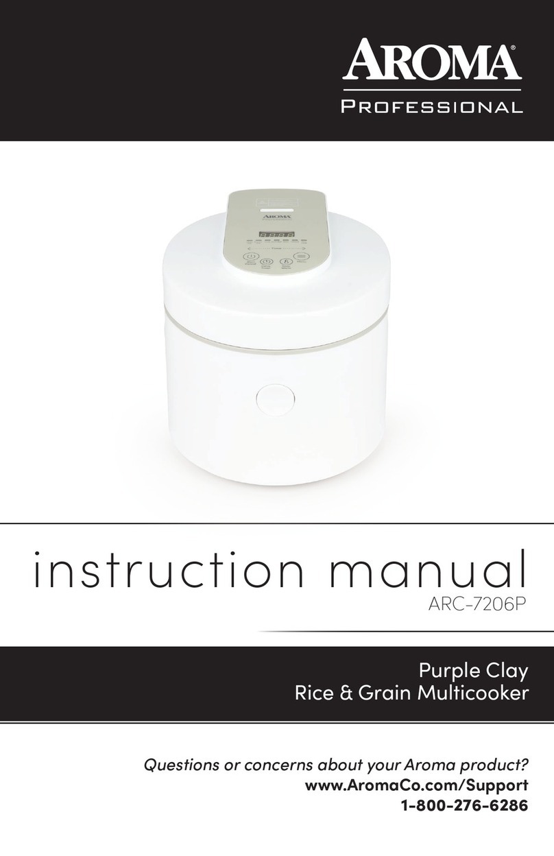 Aroma Professional ARC-7206P instruction manual