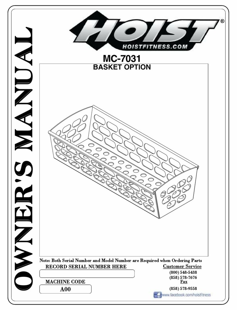 Hoist Fitness MC-7031 owner's manual