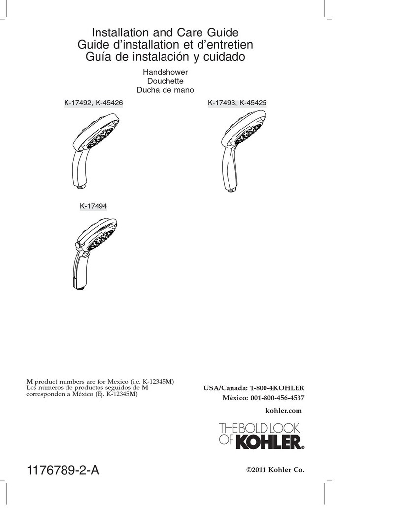 Kohler K-17492 Assembly instructions
