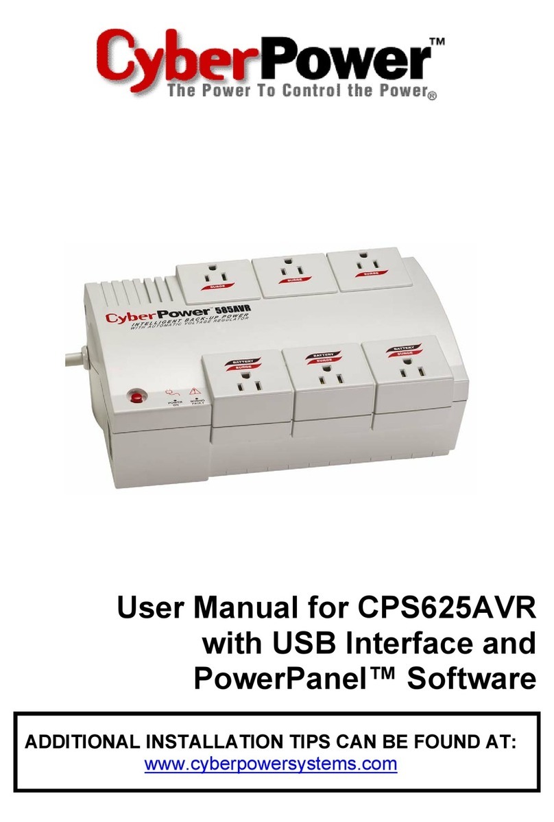 CyberPower CPS625AVR user manual