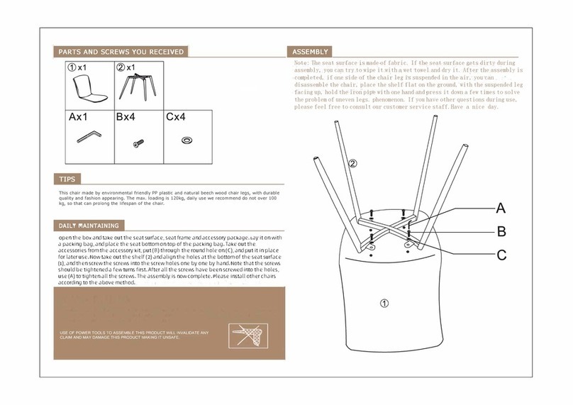 Wayfair Eames Frame Chair User manual Wayfair Eames Frame Chair User manual