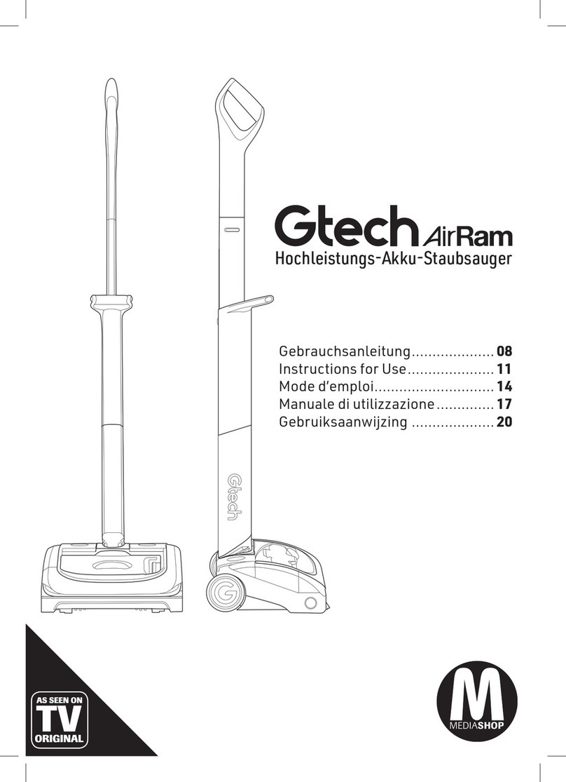 MediaShop Gtech AirRam Instructions for use
