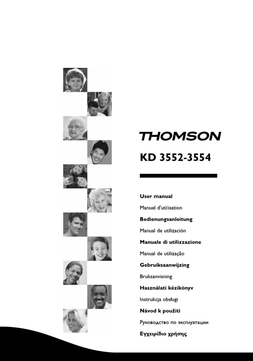 THOMSON KD 3552 user manual