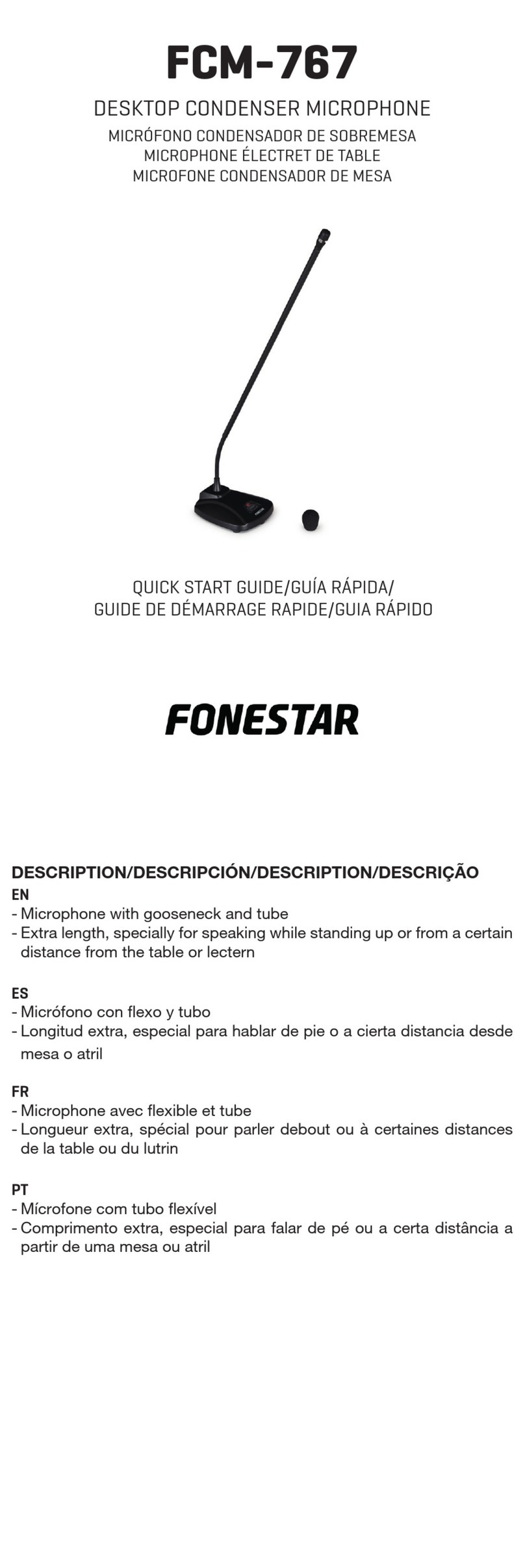 FONESTAR FCM-767 User manual