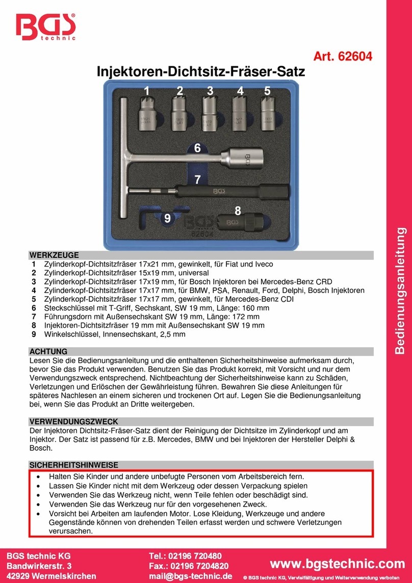 BGS technic 62604 User manual BGS technic 62604 User manual