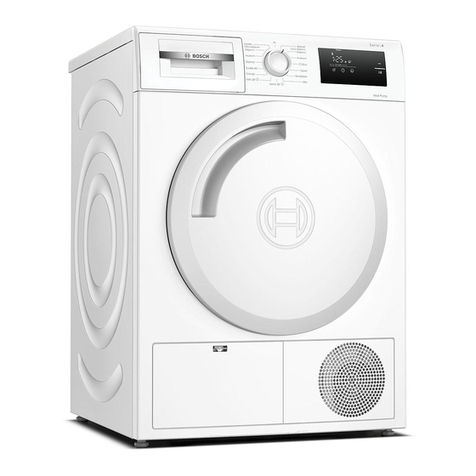 Bosch WTH830L5SN User manual and installation instructions