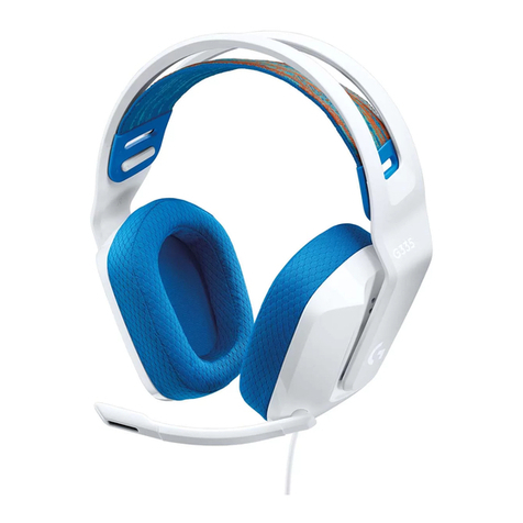 Logitech G335 User manual Logitech G335 User manual