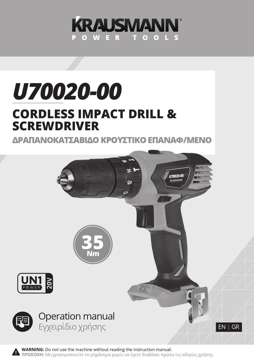 KRAUSMANN U70020-00 Operation manual