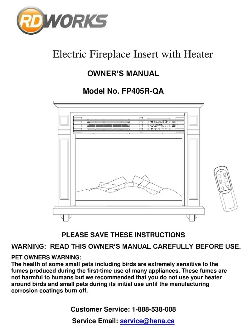 RD WORKS FP405R-QA owner's manual