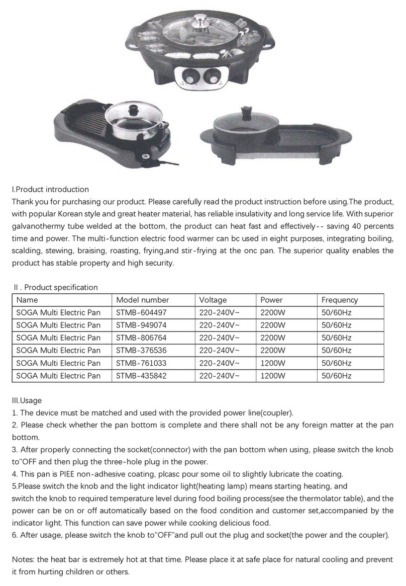 Soga STMB-604497 quick start guide