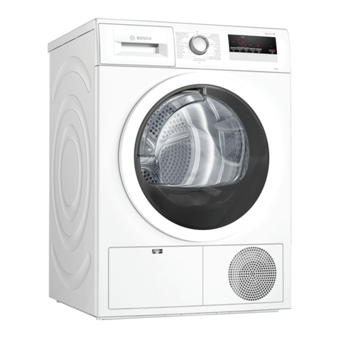 Bosch WTN86204TH Installation and operating instructions Bosch WTN86204TH Installation and operating instructions