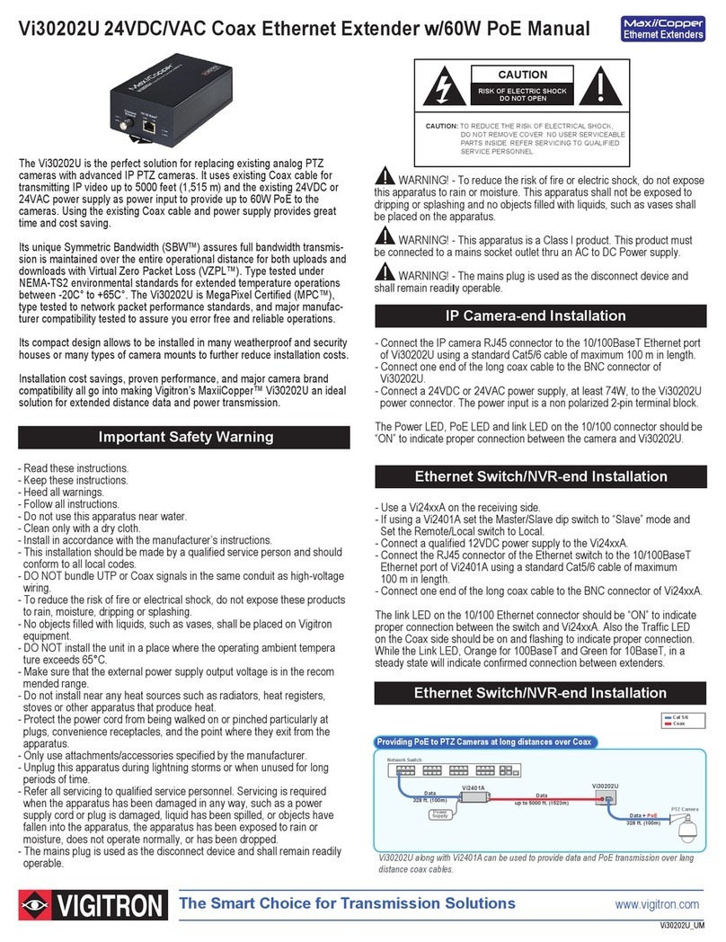 Vigitron Vi30202U manual