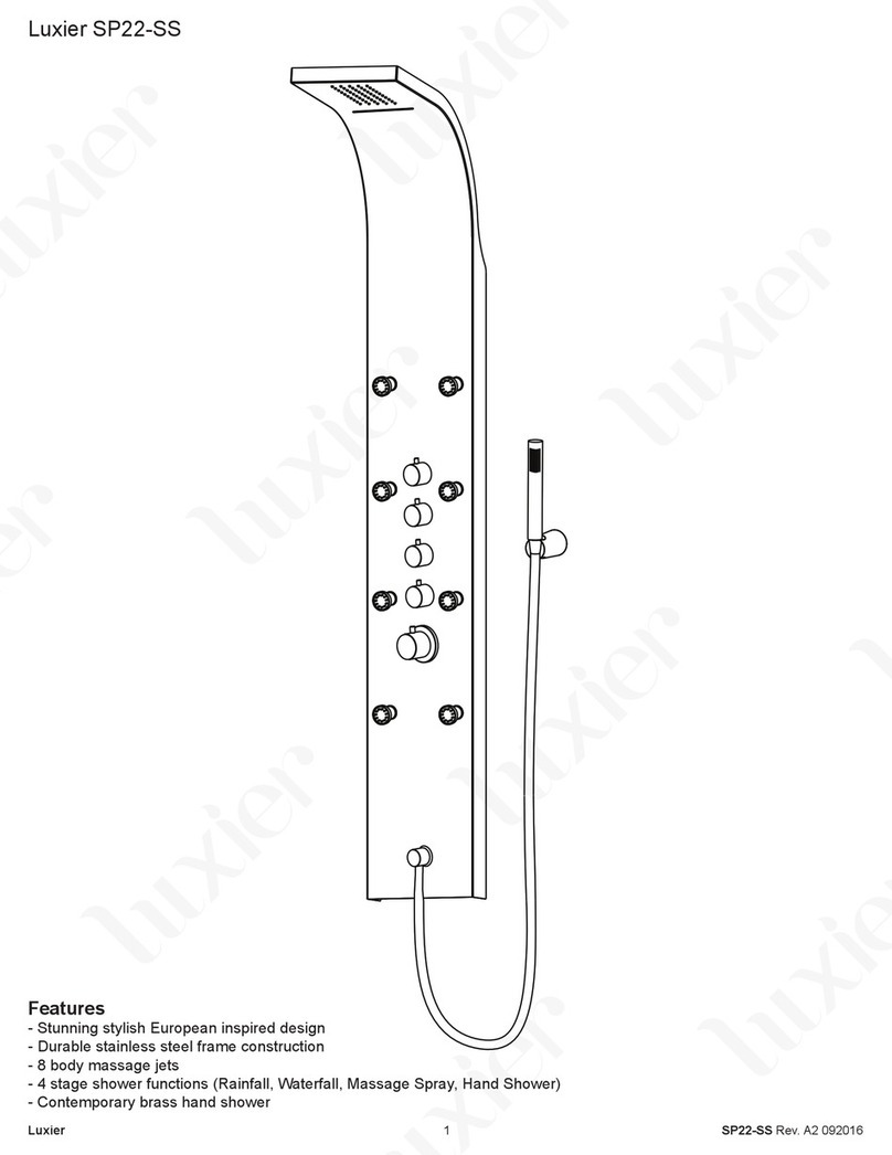 Luxier SP22-SS User manual Luxier SP22-SS User manual