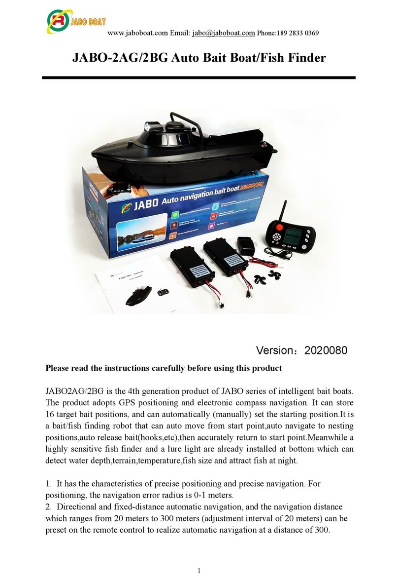 Jabo Boat Jabo-2AG/2BG instructions