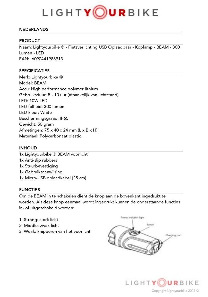 Lightyourbike BEAM manual Lightyourbike BEAM manual