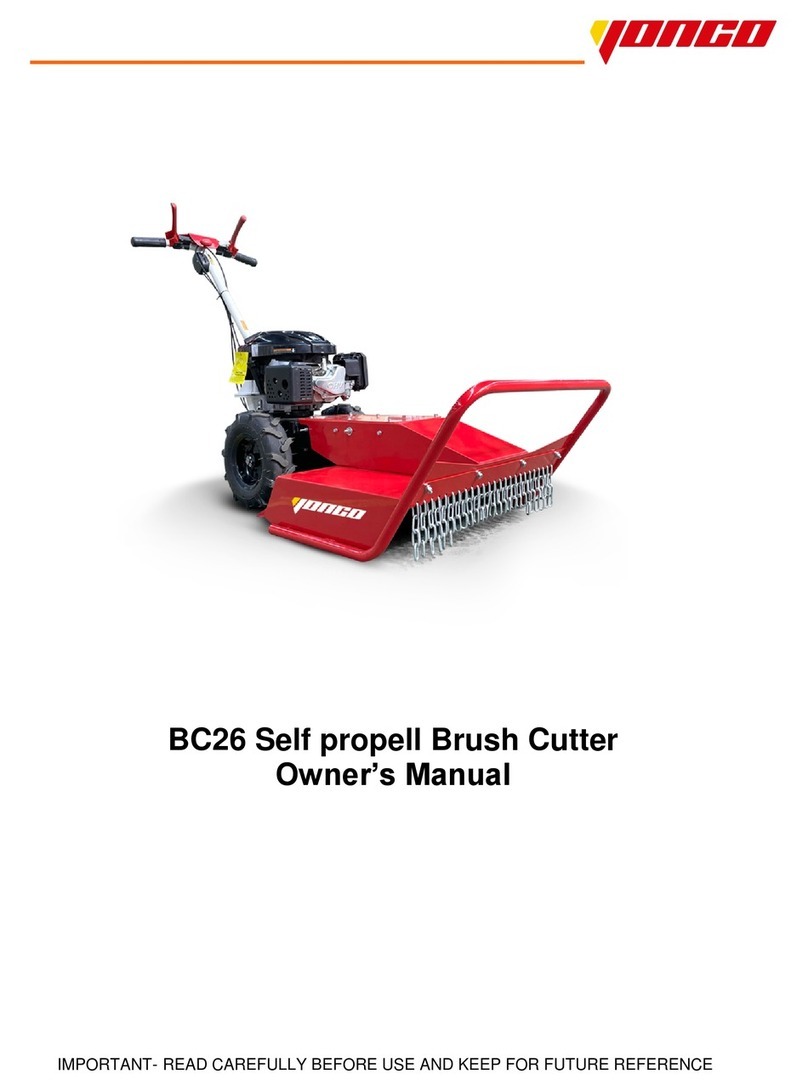 Jonco BC26 owner's manual