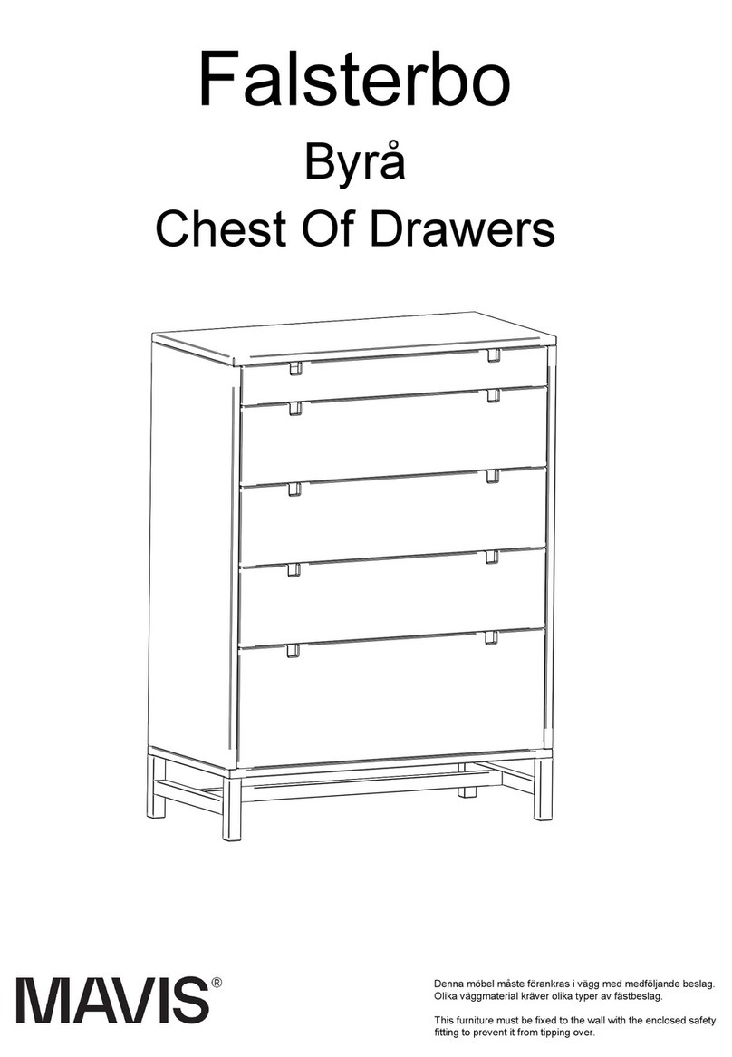 MAVIS Falsterbo Chest Of Drawers User manual