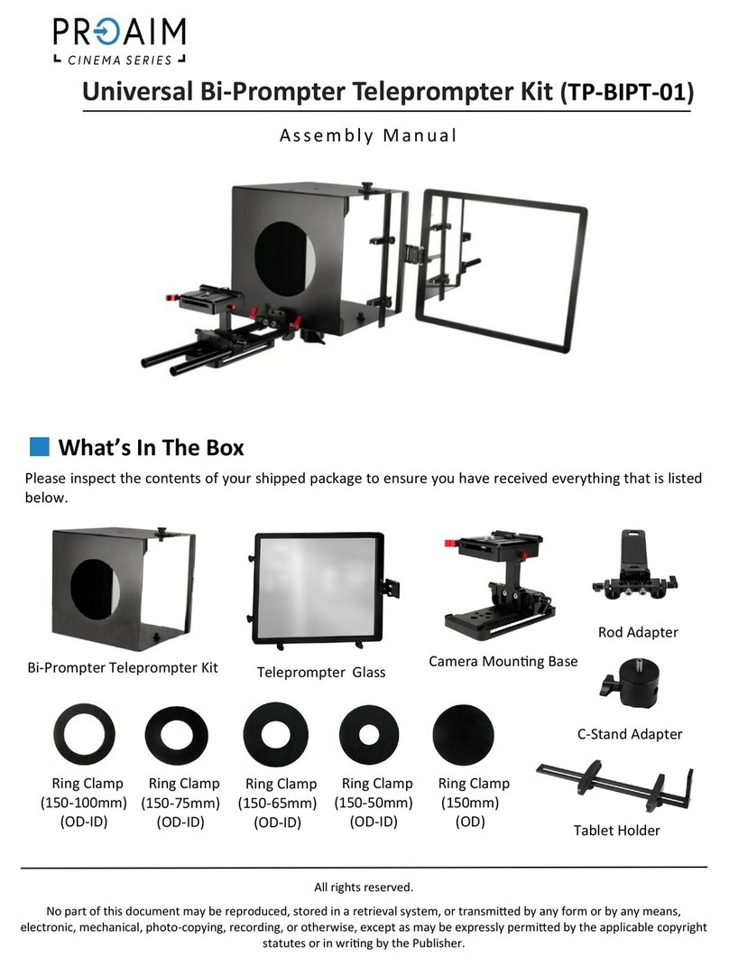 PROAIM CINEMA TP-BIPT-01 User manual
