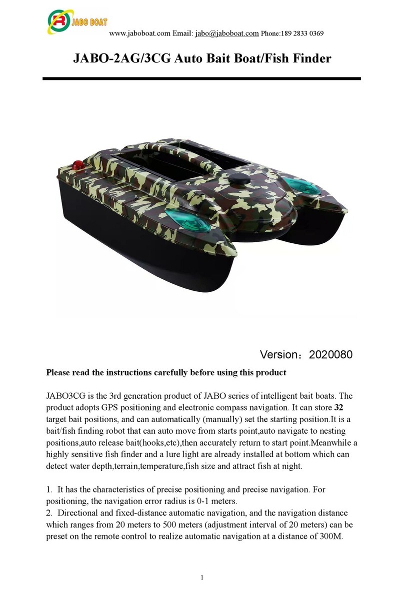 Jabo Boat Jabo-2AG/3CG instructions