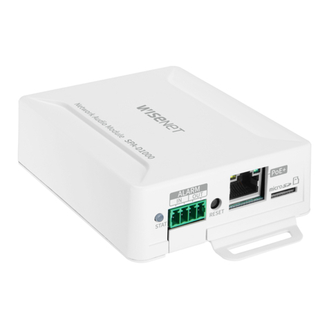 Wisenet SPA-D1000 quick guide