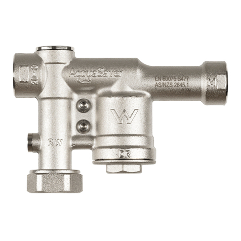 AcquaSaver BAS20-S Installation & operating instructions