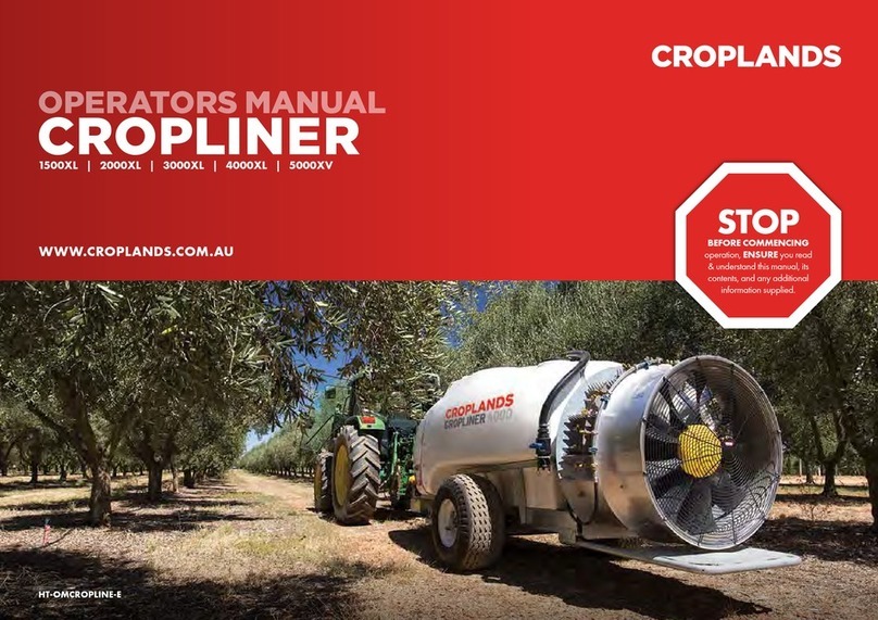 Croplands Cropliner 1500XL Operator's manual
