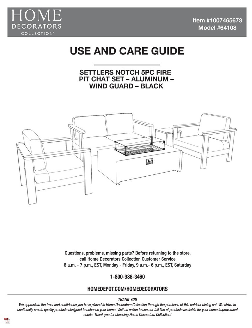 Home Decorators Collection 64108 Use and care guide