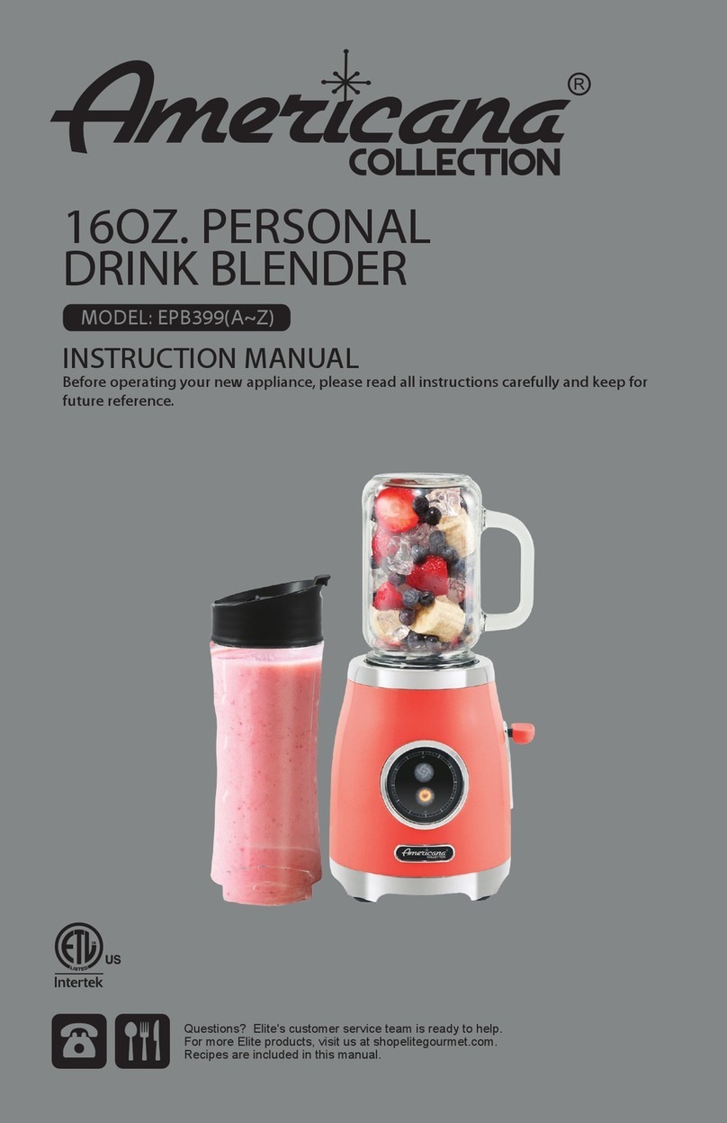 AMERICANA EPB399 Series instruction manual
