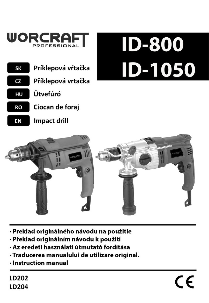 Worcraft PROFESSIONAL ID-800 instruction manual