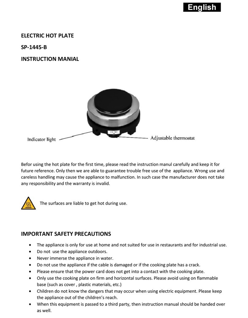 SAPIRHOME SP-1445-B instruction manual