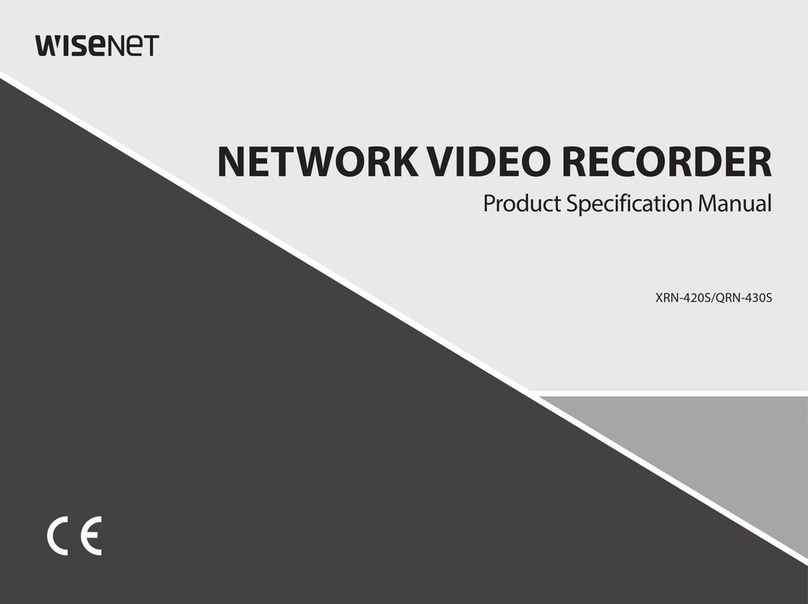 Wisenet QRN-430S Installation instructions