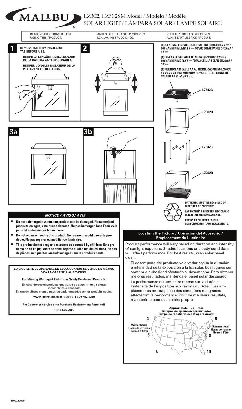 Intermatic Malibu LZ302SM instructions