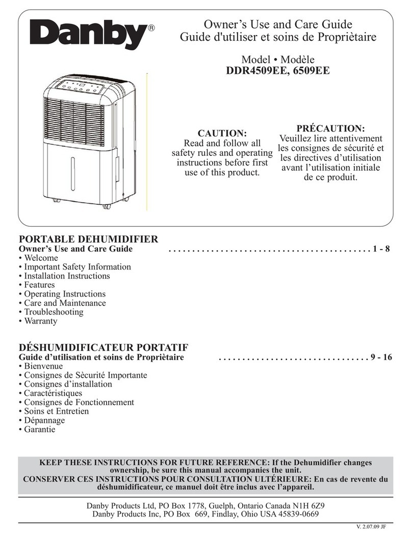 Danby DDR6509EE User manual