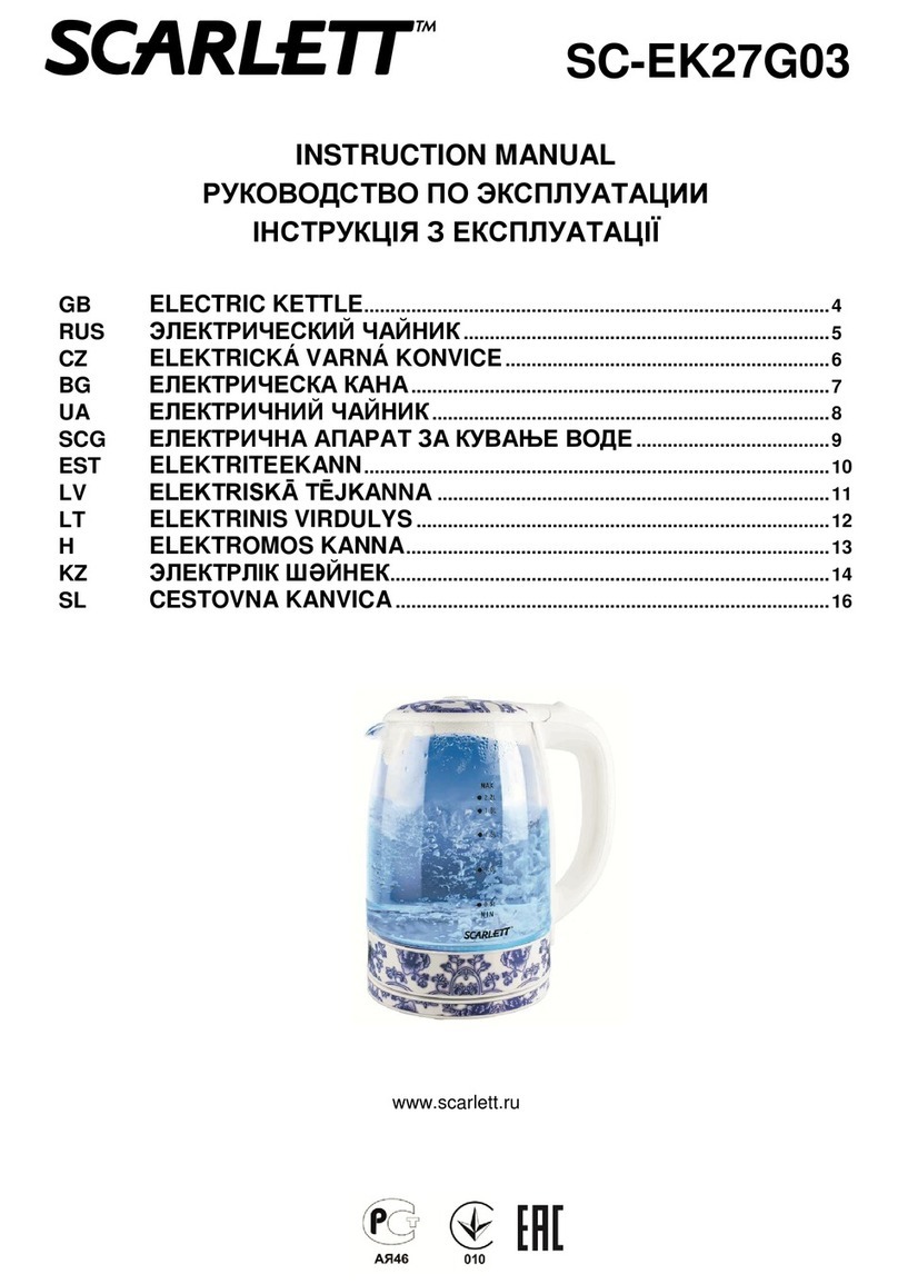 Scarlett SC-EK27G03 User manual