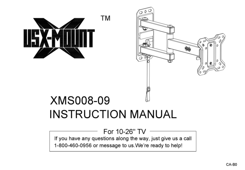 USX-MOUNT XMS008-09 User manual USX-MOUNT XMS008-09 User manual