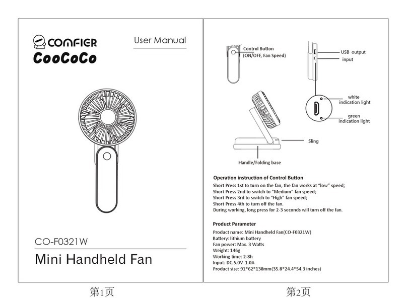 Comfier CooCoCo CO-F0321W user manual