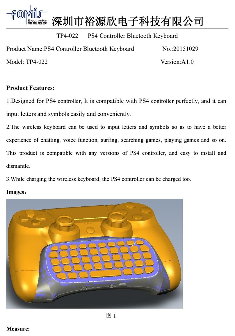 Fomis TP4-022 User manual
